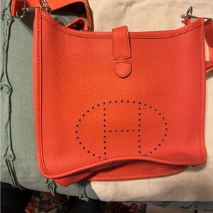 Crossbody leather bag
